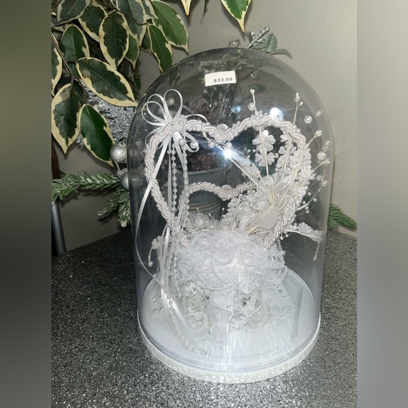 Laura Lees Decortive Heart Wedding Cake Topper - Picture 5 of 15